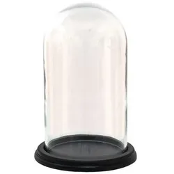 Clayre & Eef, Deko Figuren + Skulpturen, Clayre Eef Glasglocke 6GL3474 Transparent 20x28 cm
