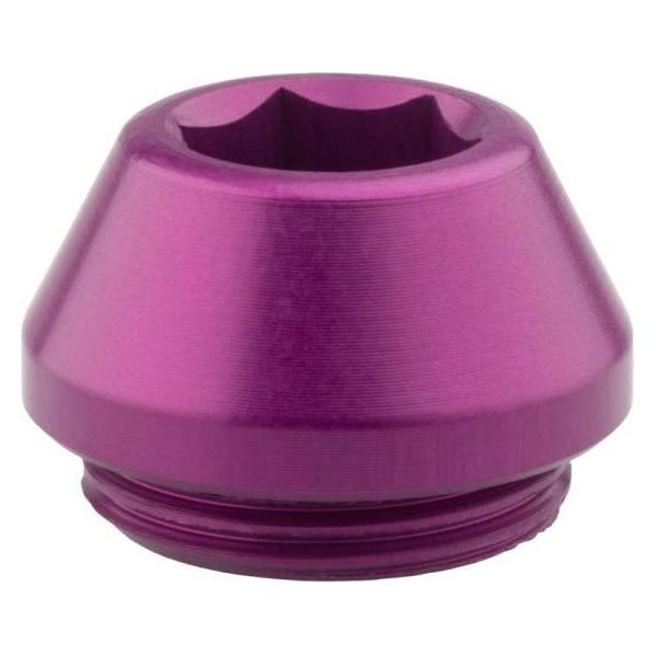 Wolf Tooth Thru Axle Button Slider Endkappe für 12mm HR Steckachse, purple (AXLE12-BTN1-PRP)