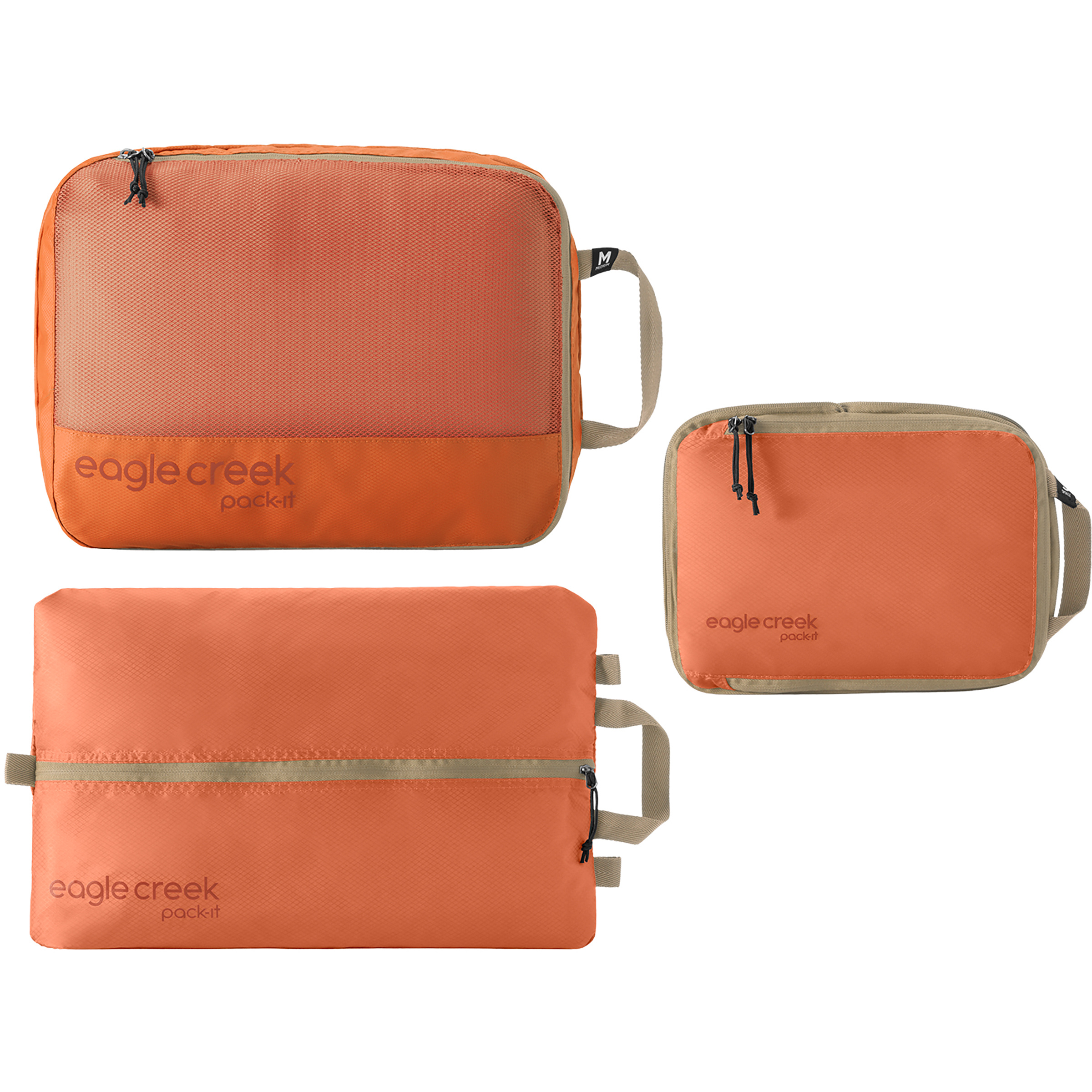 Eagle Creek Pack-It Essentials Packtasche Set Packwürfel & Packtaschen orange Reise