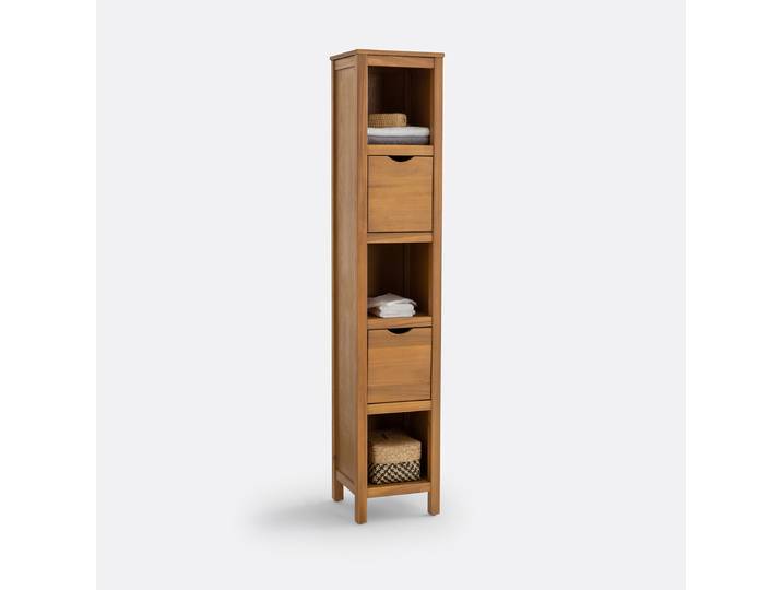 LA REDOUTE Colonne de salle de bain, Sedna Beige Acacia