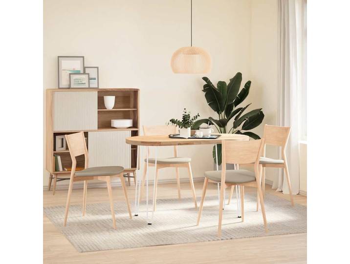 vidaXL Haarnadelbeine für Konsolentische 4 Stk. Weiß 72 cm Massivstahl