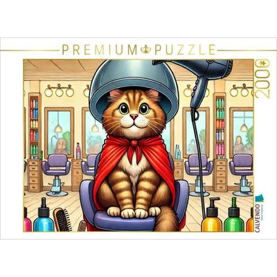 CALVENDO Puzzle Katzen-Glamour | 2000 Teile Lege-Größe 90x67cm Foto-Puzzle für glückliche Stunden