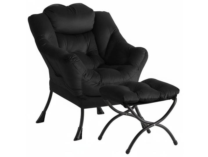 GarveeMore Ohrensessel Relaxsessel mit Hocker Ohrensessel Polstersessel Faulsesse