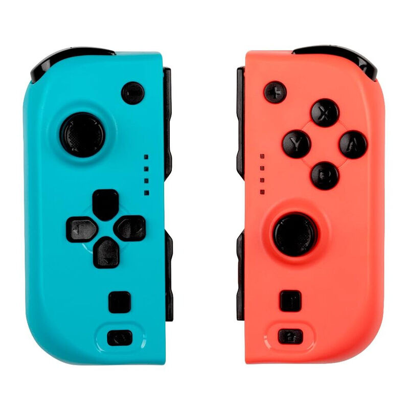 KONIX JoyPad Controller voor Nintendo Switch en Switch OLED, blauw en rood