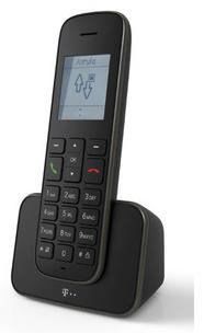 Telekom Deutschland GmbH Telekom Sinus A 207 schnurloses, analoges Festnetztelefon mit AB schwarz 40316575