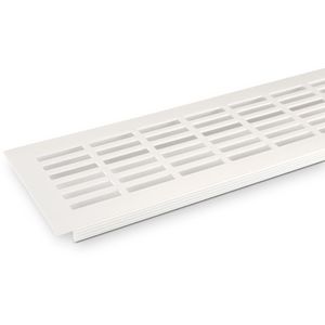 SO-TECH Lüftungsgitter 125362, weiß, Aluminium, 455 x 65mm, für alle Türstärken