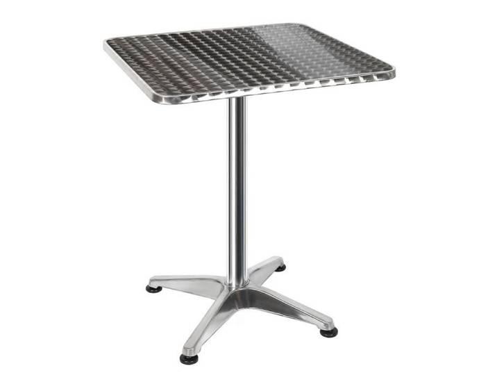 Table de bar-bistro POPSMIT - Carrée - Gris - Aluminium
