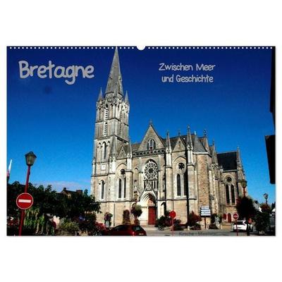 Bretagne - Zwischen Meer und Geschichte (Wandkalender 2027 DIN A2 quer), CALVENDO Monatskalender