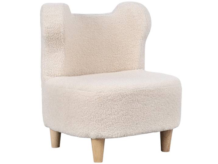 ComfortXL Kindersessel De-10373 Plüsch mit Bärenohren Beige, 43x53x47 cm, Babymöbel & Kindermöbel, Babyzimmer, Kindersessel & Kindertische