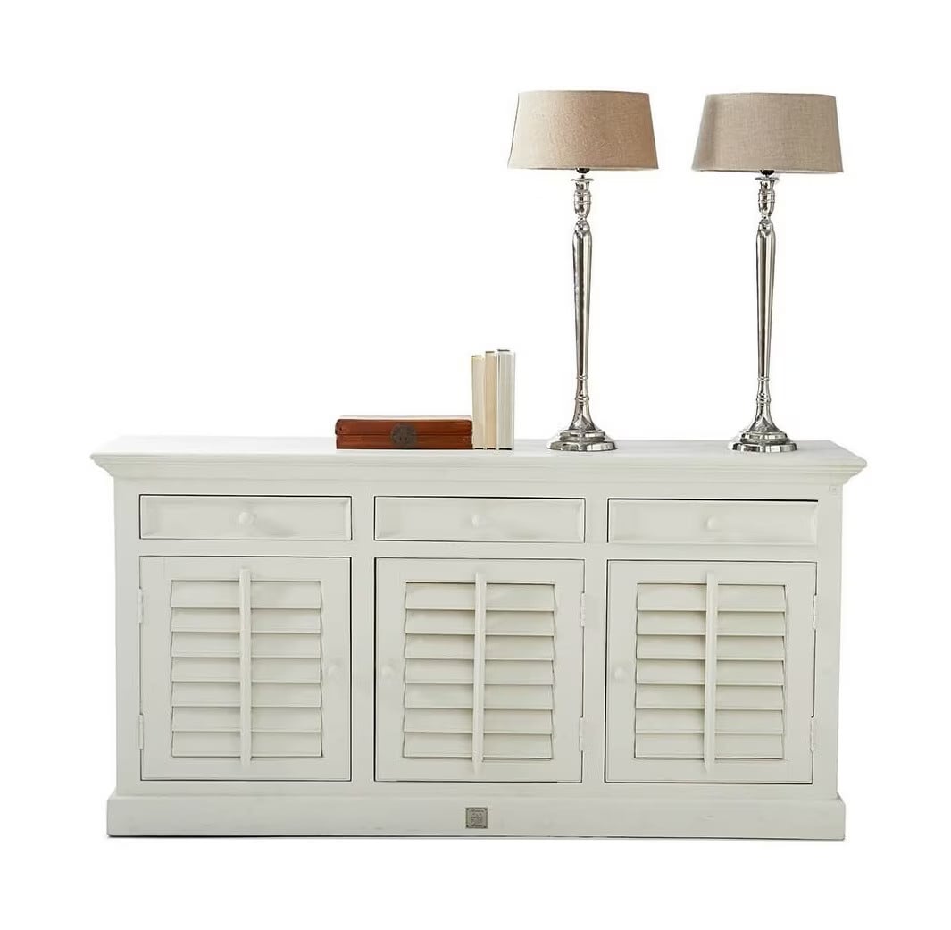 Rivièra Maison Dressoir New Orleans Wit Breedte: 175 cm