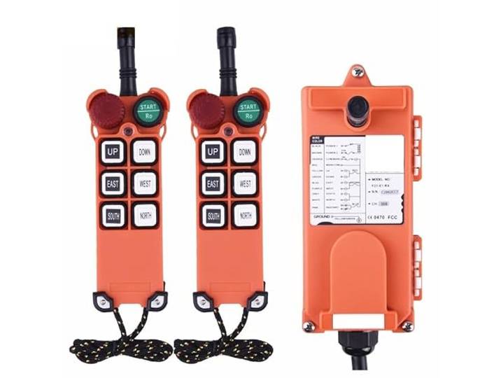 Kranführer, F21-E1 6 Tasten 315 Industrial Wireless Radio Crane Remote Control schaltet Hebebühnen-Kran-Hebesteuerung(2T1R,AC DC12-44O)