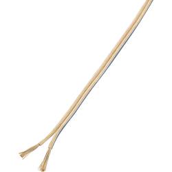 TRU COMPONENTS 1568259 Lautsprecherkabel 2 x 0.75 mm² Transparent 100 m