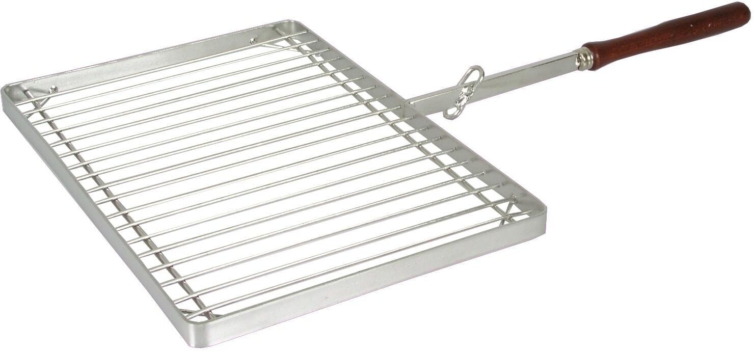 Grillrost NOUVEL, schwarz, B:46cm T:32,5cm, Stahl, Grillroste, Grillrost schwarz B/H/L: 46cm