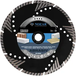Nozar Diamant-Trennscheibe Piranha Abrasiv 230 mm