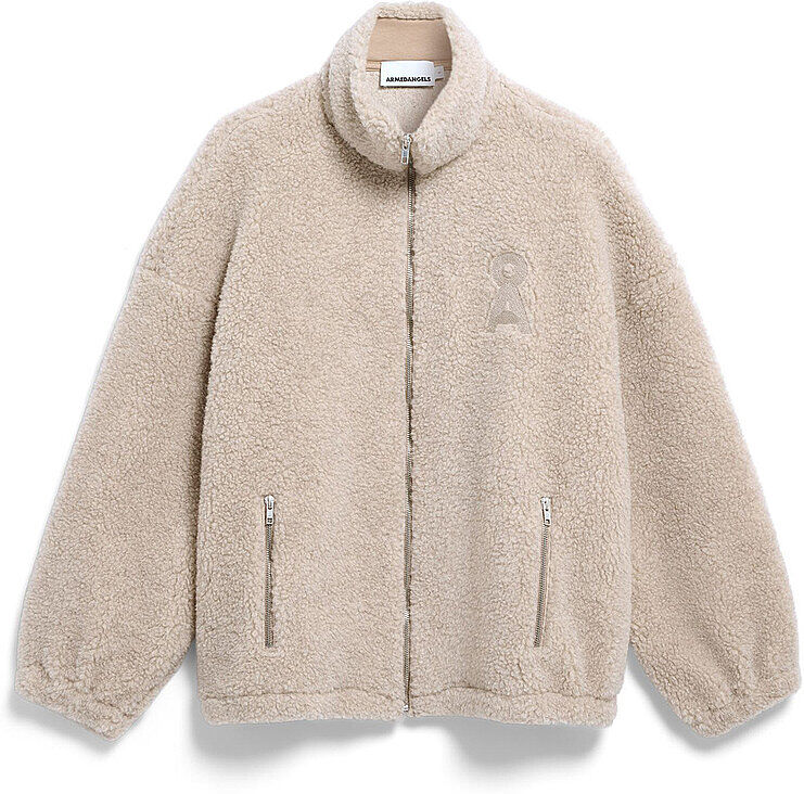 ARMEDANGELS Jacke in Felloptik beige   S S