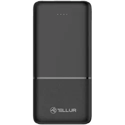 Tellur 10000mAh power bank black (10000 mAh, 37 Wh), Powerbank, Schwarz