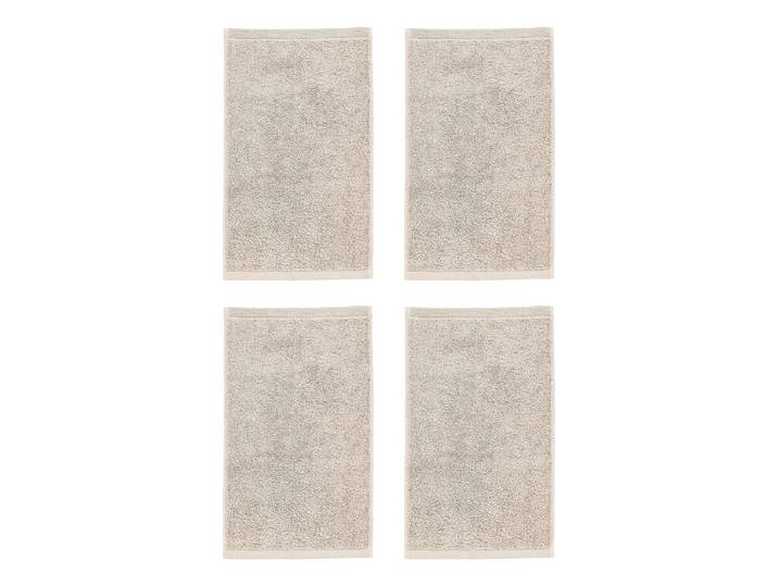 Gästehandtuch FABULOUS 4er-Set 30 x 3 x 50cm Beige/Beige