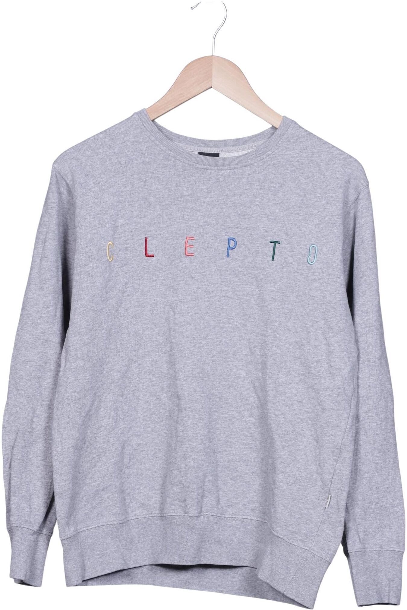 Cleptomanicx Herren Sweater, Grau, Gr. M, Baumwolle - Second Hand