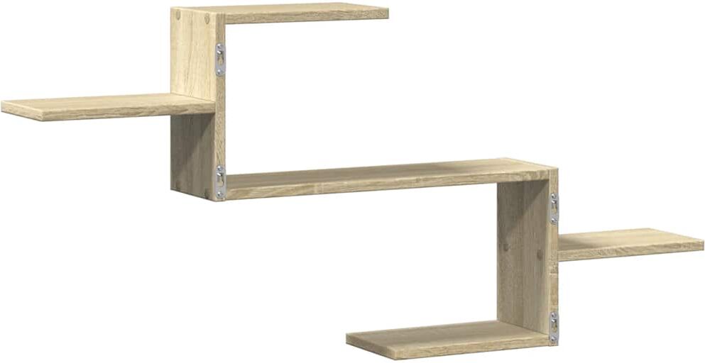 vidaXL Étagère murale chêne sonoma 104x15x49 cm bois d'ingénierie