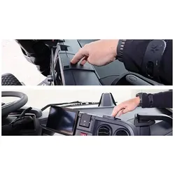 Brodit 213585 LKW-Halterung Renault T 23-, Smartphone Halterung, Schwarz