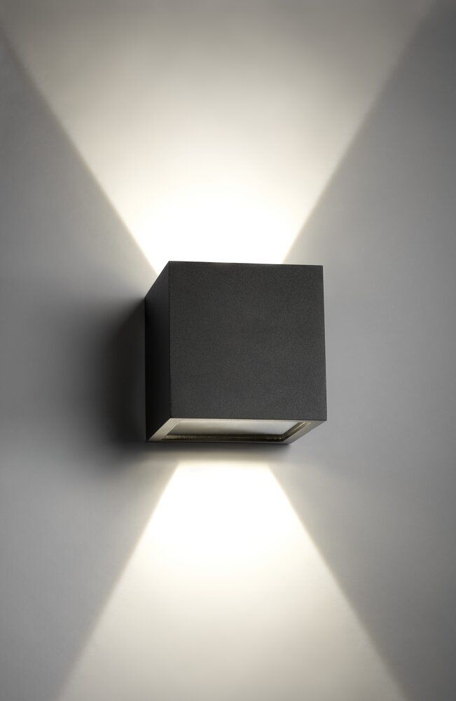 Light-Point LED-Wandleuchte CUBE XL schwarz (up&down) 256187 5711389561871