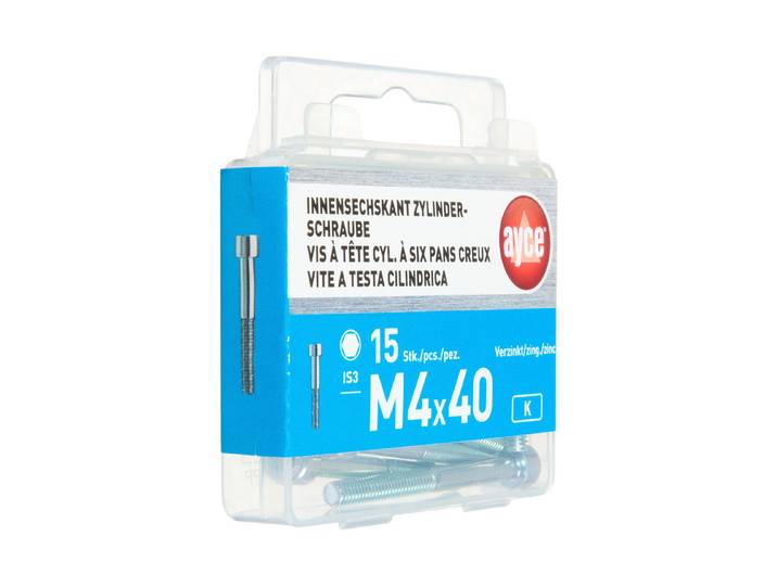 Ayce Innensechskant-Zylinderschraube M4 × 40 mm