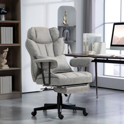 HOMCOM Big and Tall 400LBS Massage Microfiber Executive Office Chair