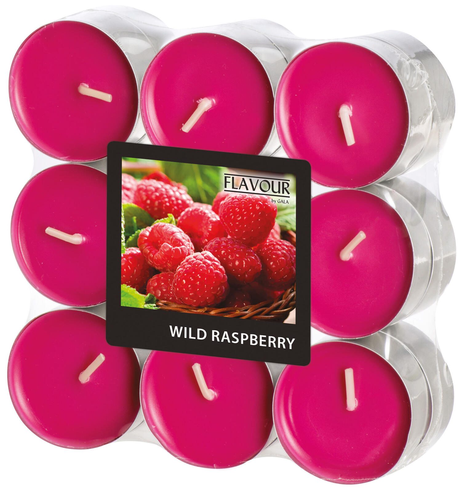 FLAVOUR by GALA Teelichter 1.7 cm weinrot 96915