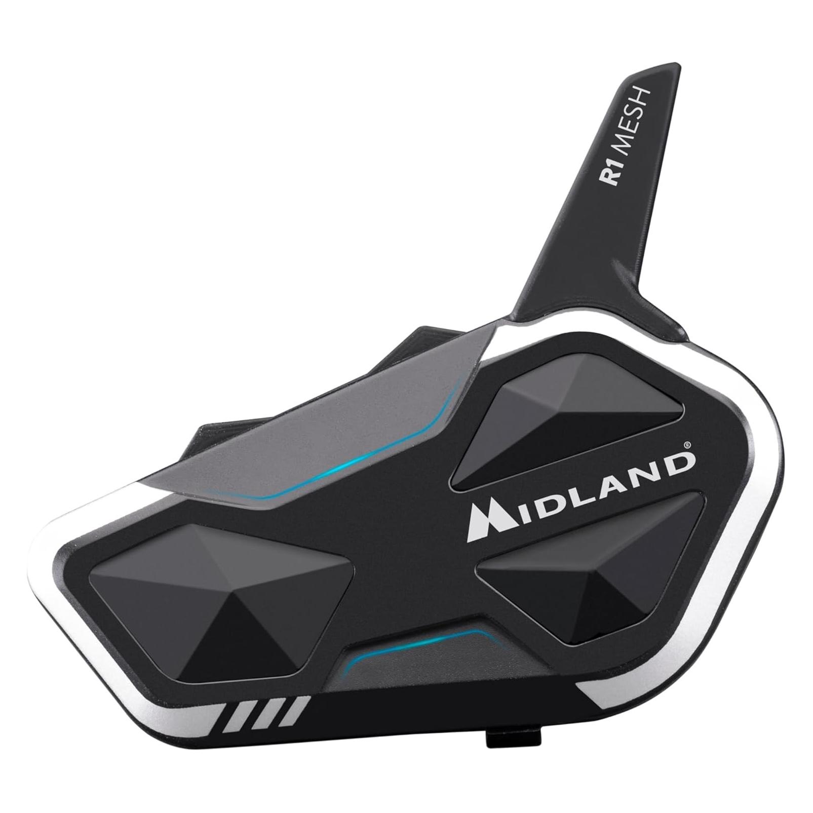 Midland R1 Mesh Bluetooth-Headset für Motorräder (1er Set) (C1585)