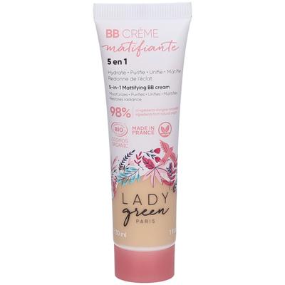 Lady Green 5-in-1 Mattifying BB Cream Light Bio 30ml 30 ml Creme