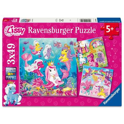 Kinderpuzzle 3x49 Teile - Lissy Pony - Zauberhafte Welten!