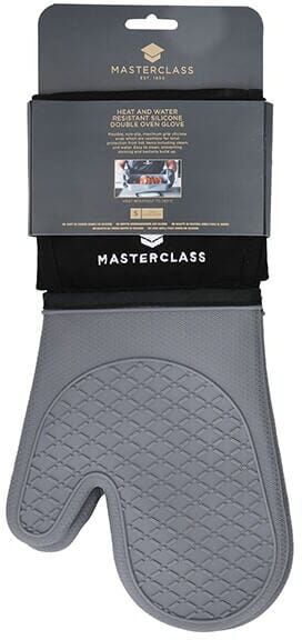MasterClass Silicone Double Oven Glove Grey