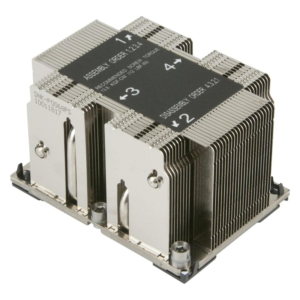 Supermicro SNK-P0068PS: CPU Kühler 2HE (64 mm) (SNK-P0068PS)