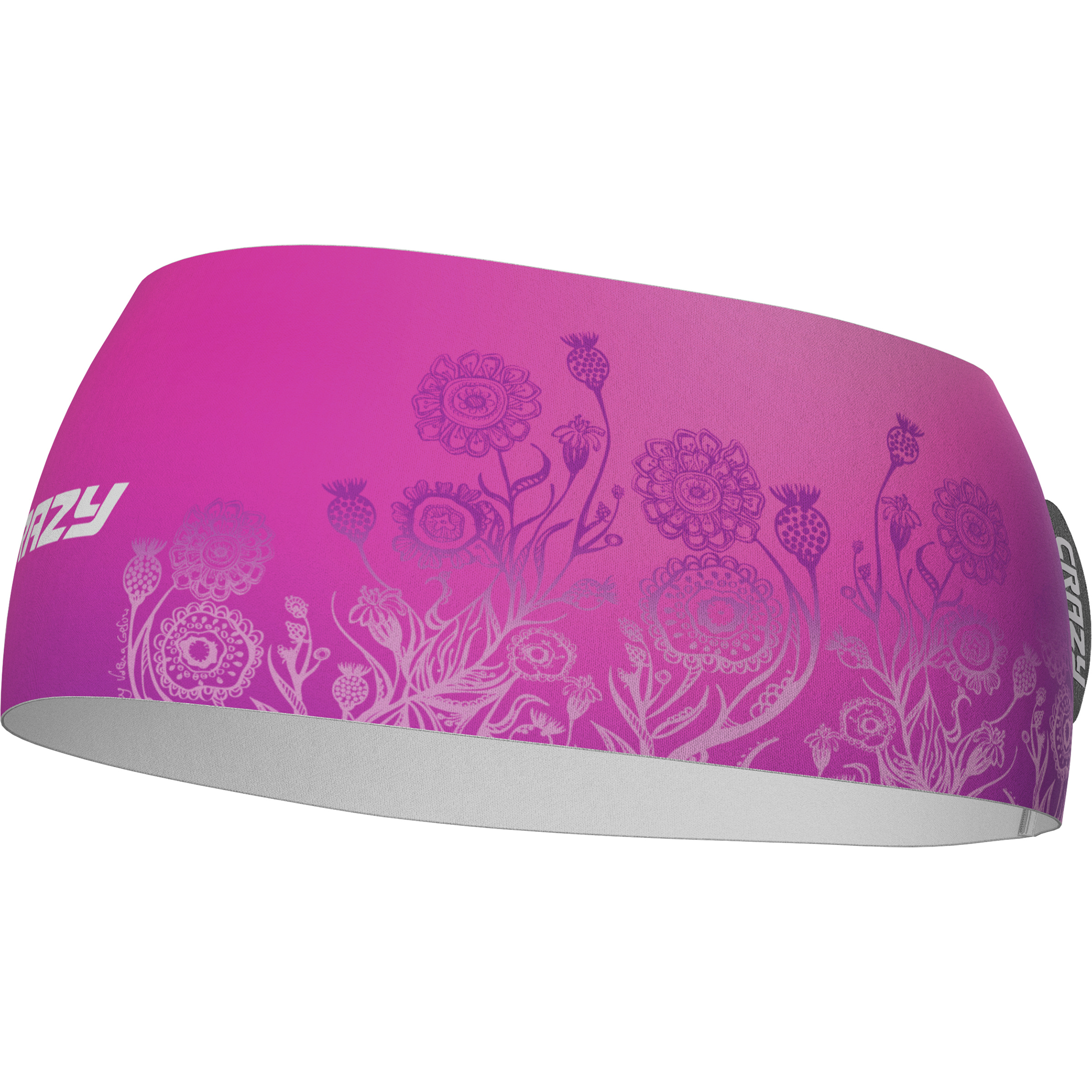 Crazy Sharp Cut Stirnbänder pink Laufen | Trailrunning Elastisch