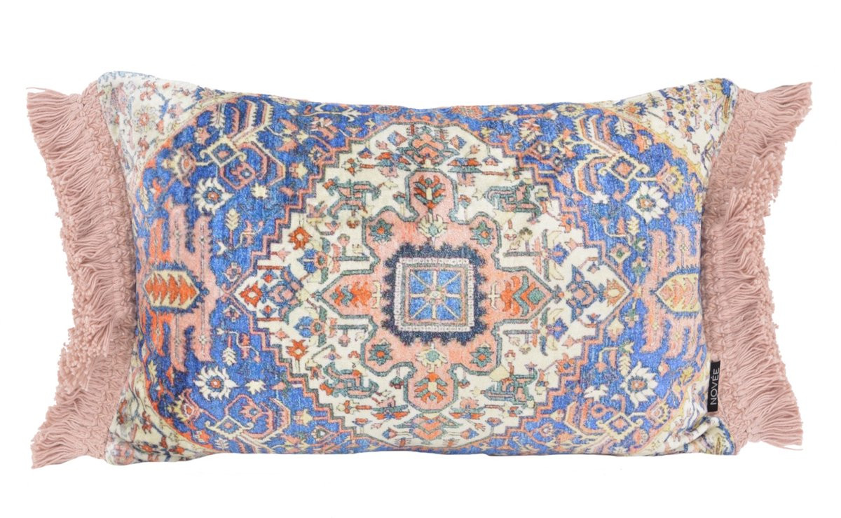Sierkussen Persian Zarah voor volwassenen van NOVÉE in viscose en katoen, 30 x 50 cm