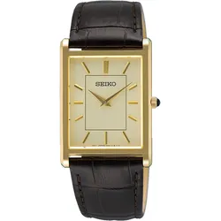Seiko SWR106P1 Herren-Quarzuhr mit Saphirglas Goldfarben