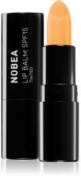 NOBEA Day-to-Day Lip Balm SPF 15 Tinted bálsamo labial SPF 15 #L01 Honey Peach 4 g. Day-to-Day Lip Balm SPF 15 Tinted