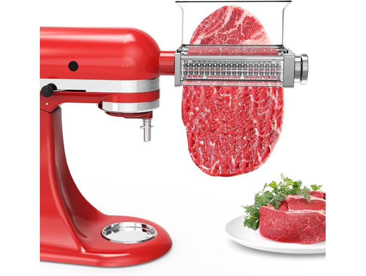 Accessoire attendrisseur de viande réglable pour batteur vertical KitchenAid - 3 réglages d'épaisseur, compatible avec tous les modèles de 4,5 à 7 pintes