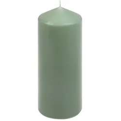Stumpenkerze 20 cm Wachs Salbei