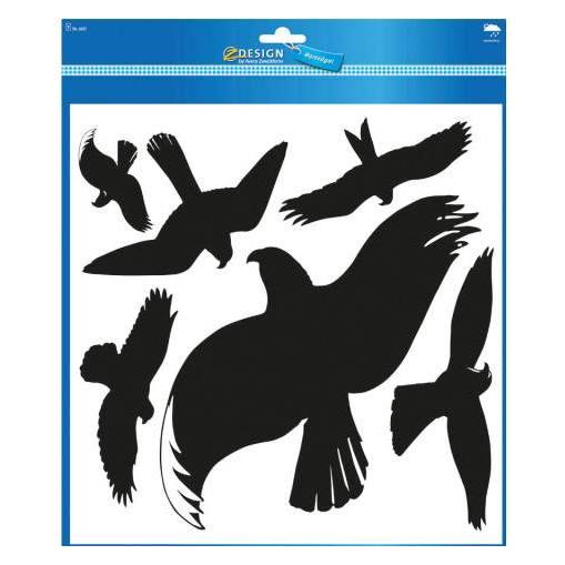 Z-Design Fensterbild Warnung Vögel (4485)