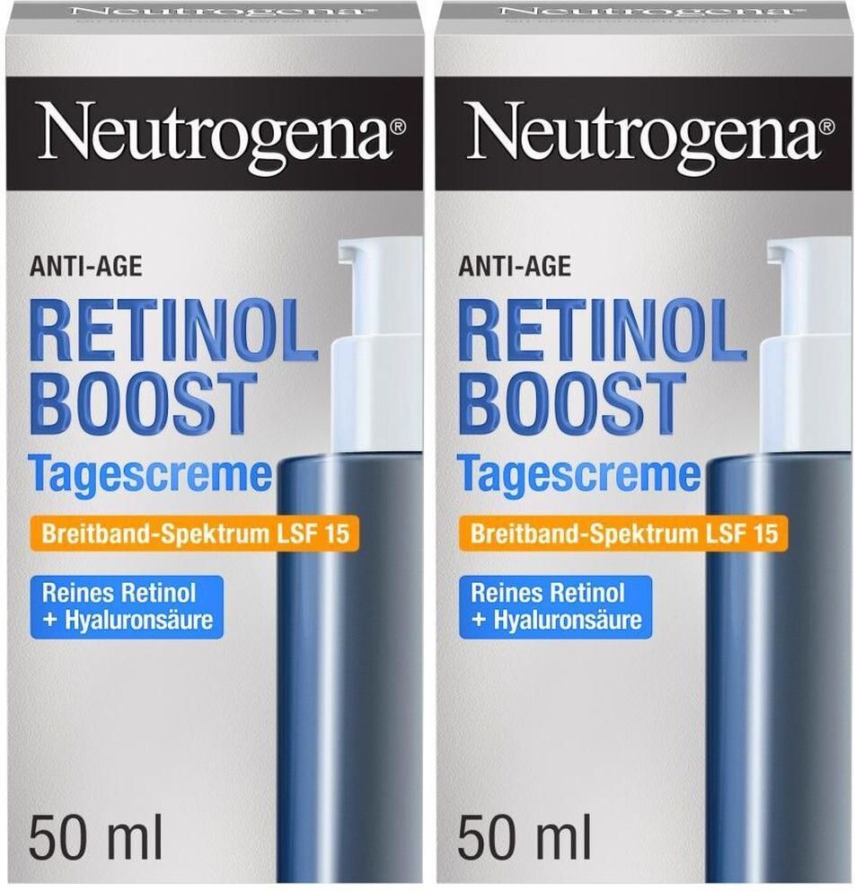 Neutrogena Anti-Age Retinol Boost Tagescre.LSF 15 2x 2x50 ml Tagescreme