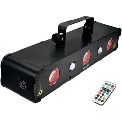Eurolite LED Multi FX Laser Bar (3 W, LED), Scheinwerfer, Mehrfarbig, Schwarz