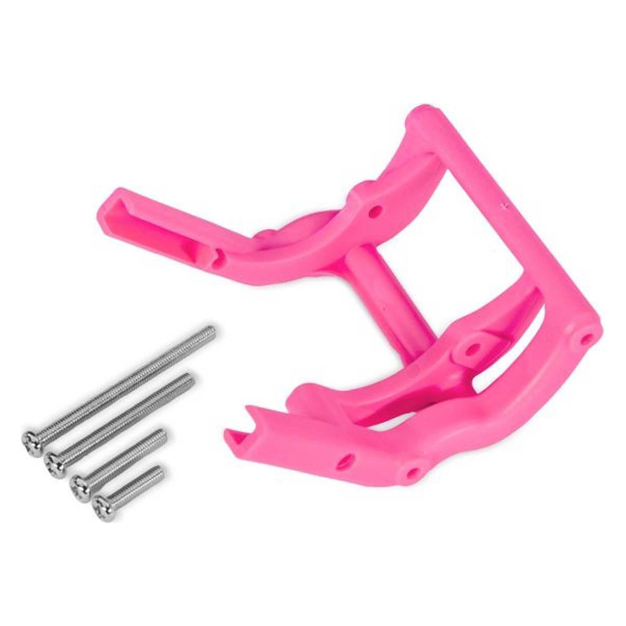 Traxxas Wheelie bar Halter mit Schrauben pink (TRX3677-PINK)
