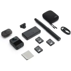 DJI Osmo 360 Adventure Combo (50p, Bluetooth, WLAN), Action Cam, Schwarz