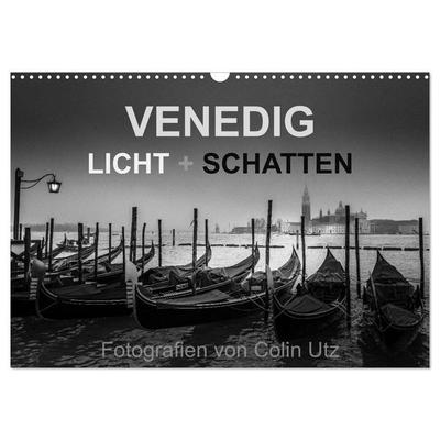 Venedig - Licht und Schatten (Wandkalender 2027 DIN A3 quer), CALVENDO Monatskalender