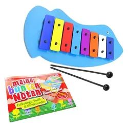 keepdrum Fisch Glockenspiel mit Notenheft (Deutsch)