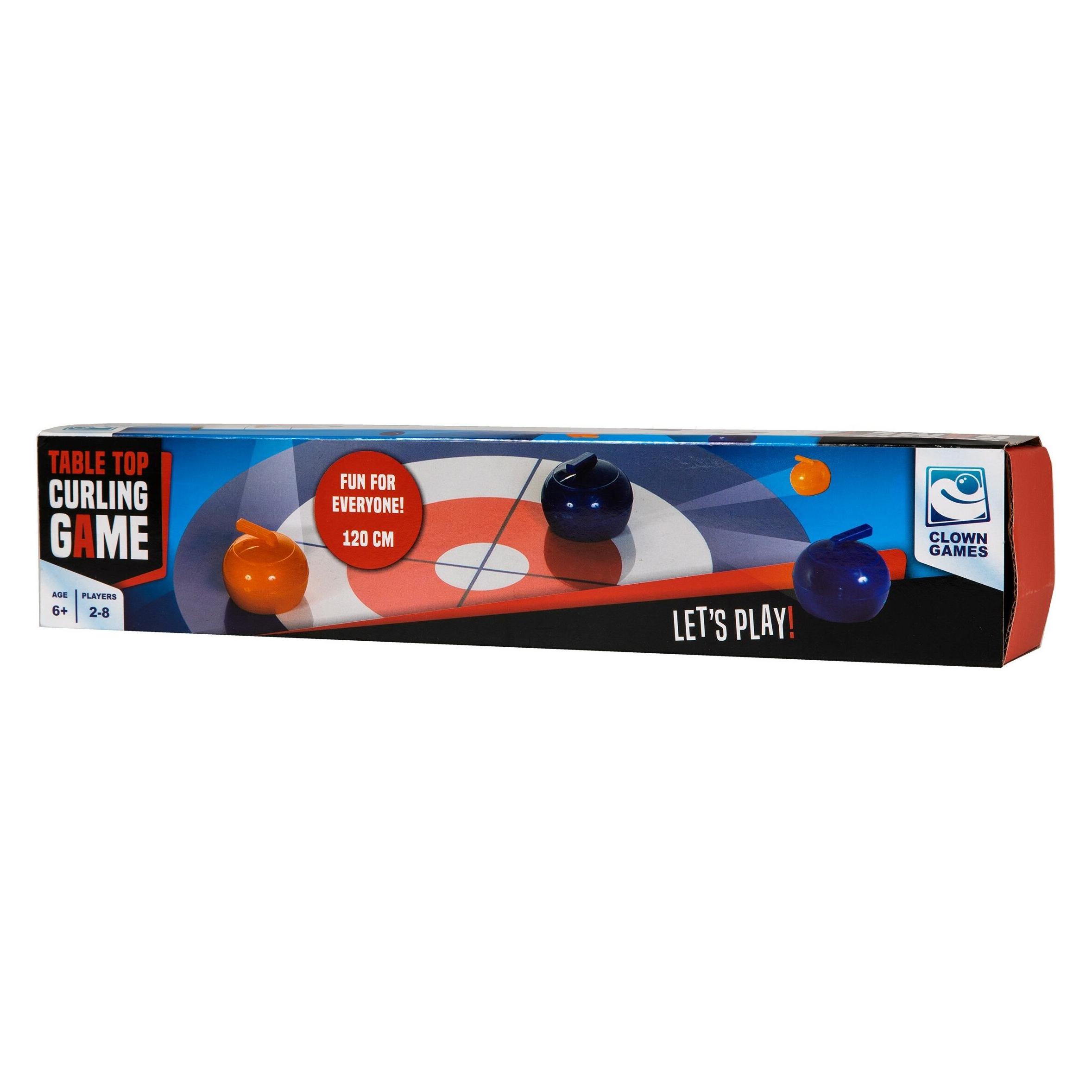 Clown games Table Top Curling Game Spielset (Deutsch, Englisch, Französisch, Italienisch, Niederländisch, Schwedisch, Spanisch, 2 - 8 Spieler) (2004035)