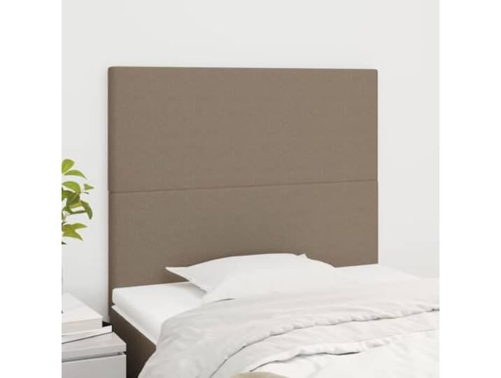 KTHLBRH Kopfteil, 2 Stück, Farbe Tortona, Stoff, 90 x 5 x 78/88 cm, klassisches Design, höhenverstellbar, für Rückenstütze, robustes und atmungsaktives Material, Beine aus Massivholz