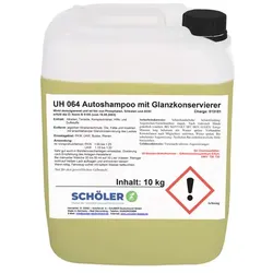 Schöler UH 064 Autoshampoo mit Konservierer 10 kg Waschen & Wachsen in einem