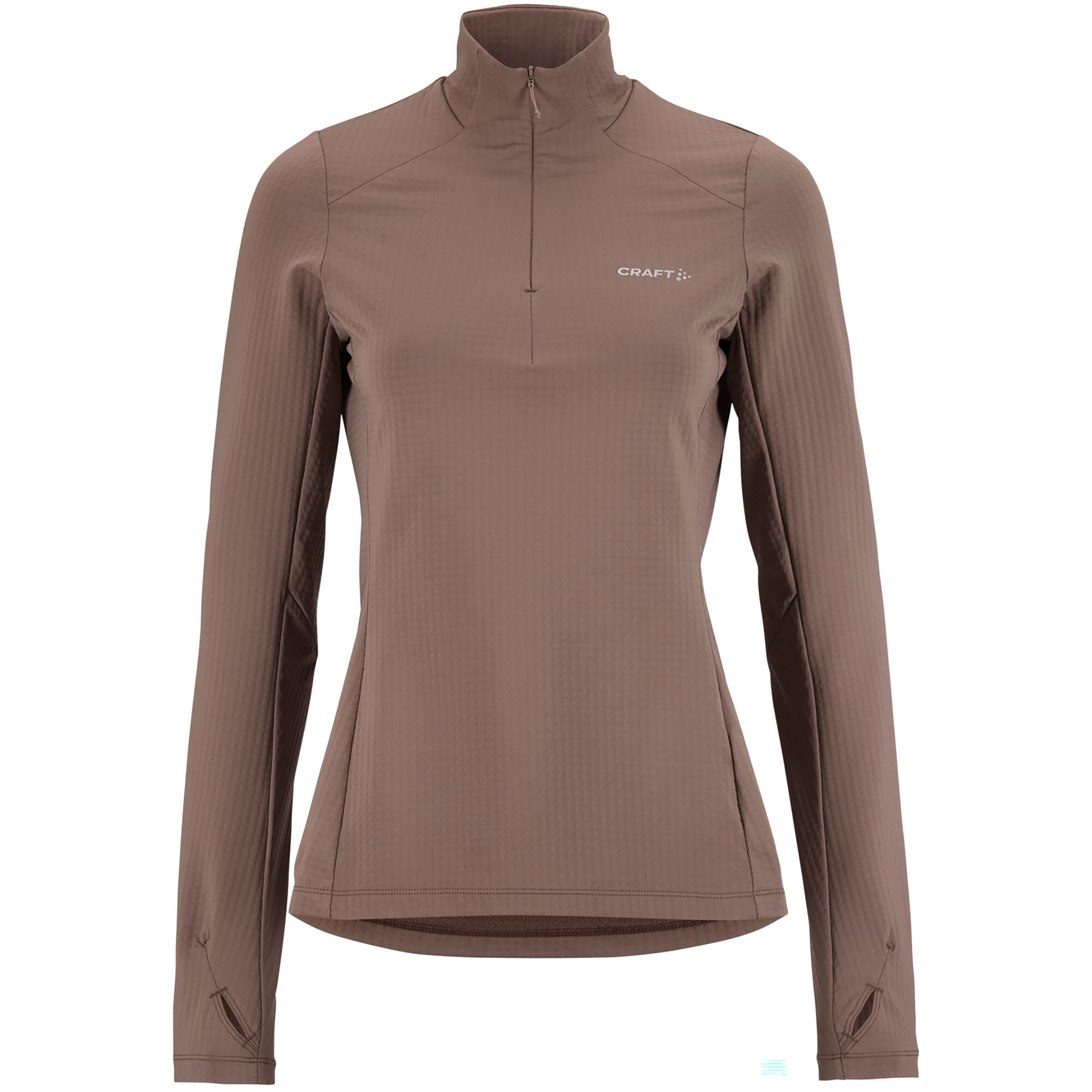 Craft Gain Thermal 2 Damen Longsleeves braun Größe L Skifahren Elastisch